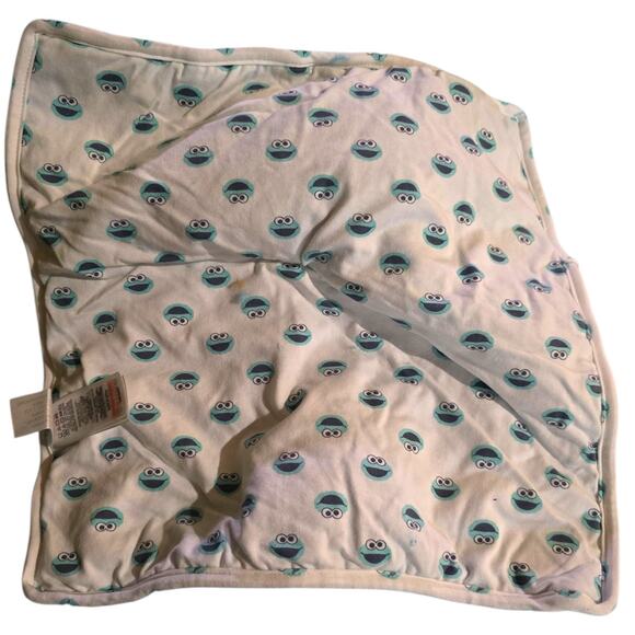 Sesame Street Cookie Monster footie costume pajama Baby 6-9 M cookie lovey toy - Picture 5 of 8